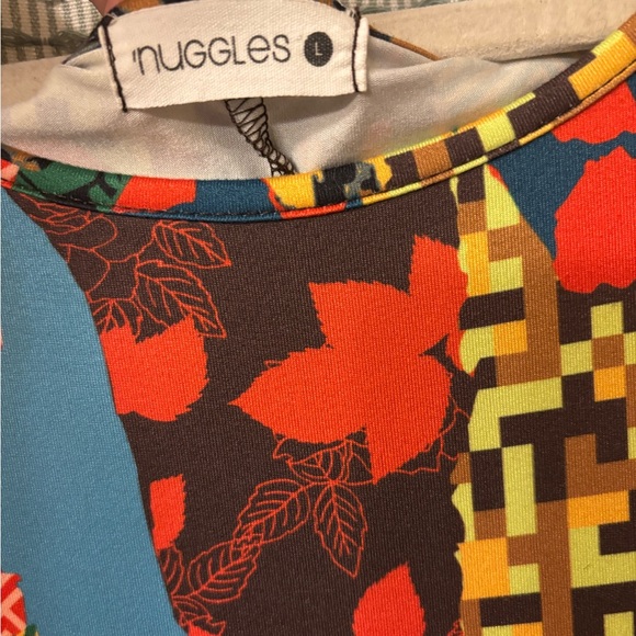 🐆 Nuggles Long Sleeve Patchwork Dress 🐆 - Picture 3 of 5